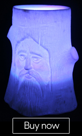 Log Head Glow Pot